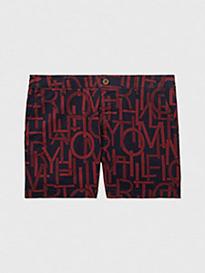 rot adaptive shorts mit logo für damen - tommy hilfiger