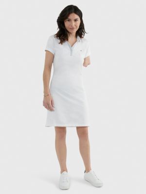 TIPPED POLO DRESS