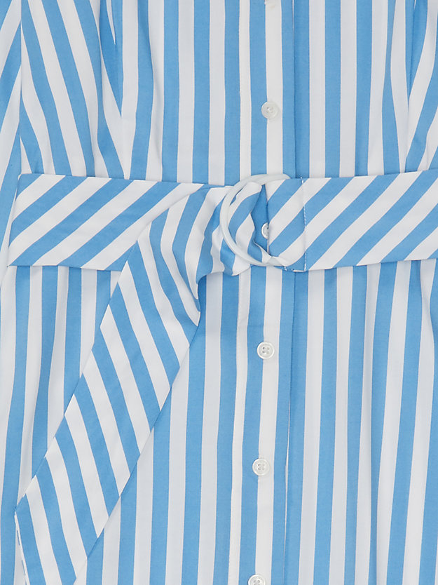 multi adaptive stripe maxi shirt dress for women tommy hilfiger
