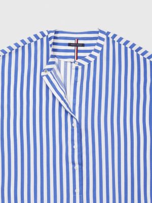 TOMMY HILFIGER Camisa de rayas con efecto acuarela - BRIGHT WHITE MULTI - TOMMY  HILFIGER TOMMY'S PADDOCK - imagen princip…