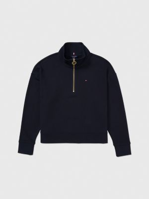 Tommy quarter deals zip fleece