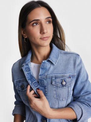 Tommy hilfiger hotsell denim jacket women