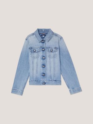 Adaptive Izzie Slim Fit Denim Jacket Denim Tommy Hilfiger