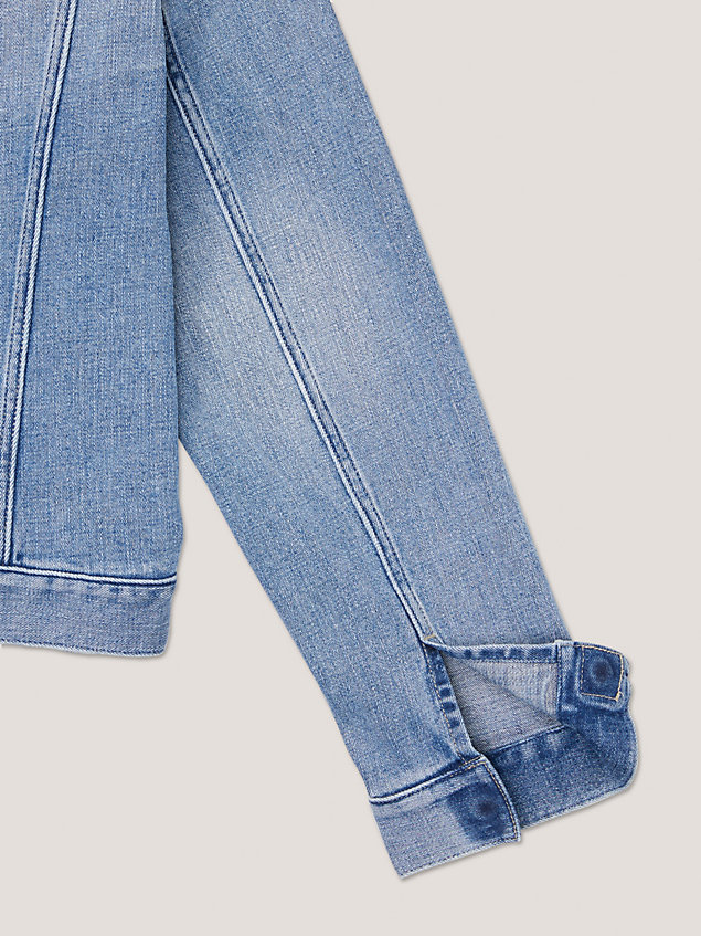 denim adaptive izzie slim fit jeansjacke für damen - 