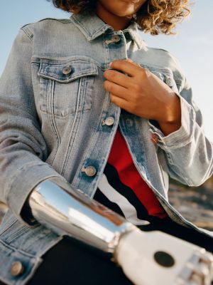 Monogram Stripes Jean Jacket