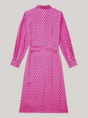 Tommy hilfiger pink and black deals dress