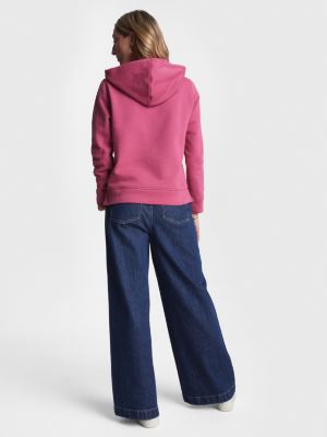 Tommy Hilfiger Sudadera para Mujer Talla S, Rosa 