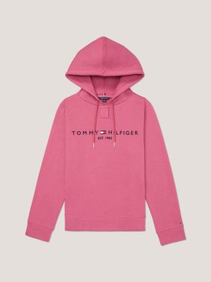Tommy Hilfiger Women's Essential Fleece Logo Hoody Sweatshirt