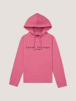 Tommy Hilfiger Womens Everyday Fleece Graphic Hoodie Sweatshirt :  : Clothing, Shoes & Accessories