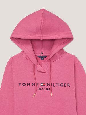 Tommy Hilfiger Women's Essential Fleece Logo Hoody Sweatshirt