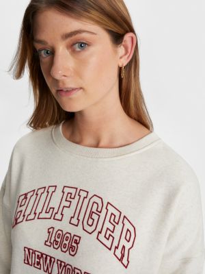 White tommy cheap hilfiger sweatshirt womens