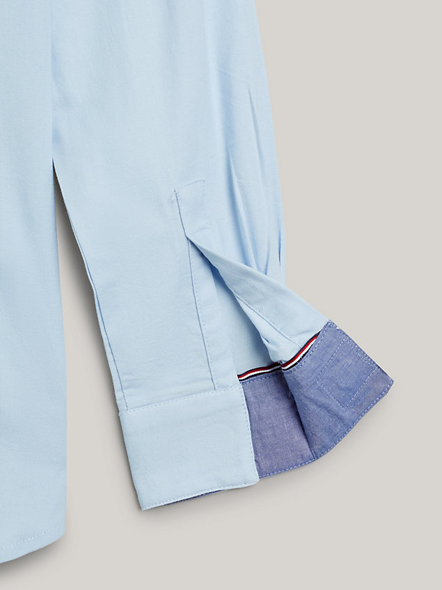 blue adaptive heritage regular fit shirt for women tommy hilfiger