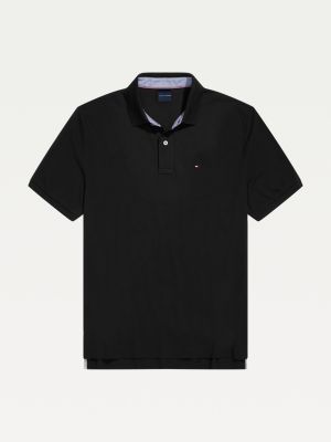 Adaptive Regular Fit Ivy Polo | BLACK | Tommy