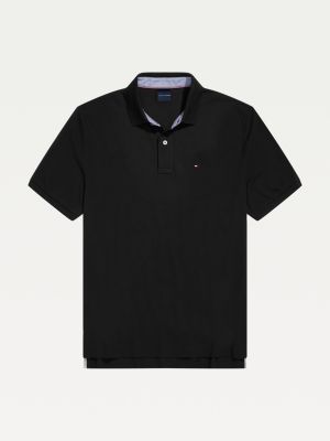 Adaptive regular fit polo | ZWART | Tommy Hilfiger