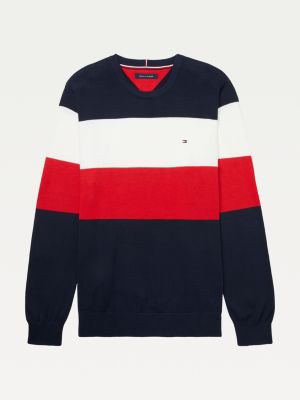 tommy red jumper