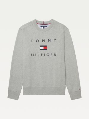 tommy hilfiger pure cotton logo hoodie