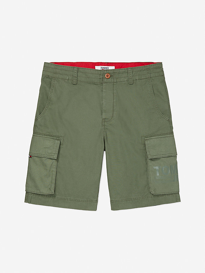 shorts cargo adaptive verde da men tommy hilfiger