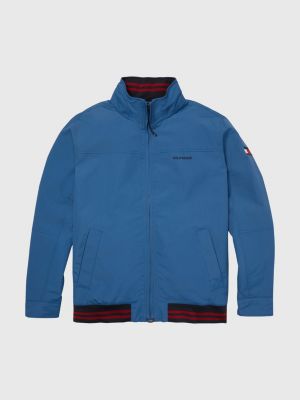 monarki Udråbstegn nedadgående Adaptive Contrast Stripe Regatta Jacket | BLUE | Tommy Hilfiger
