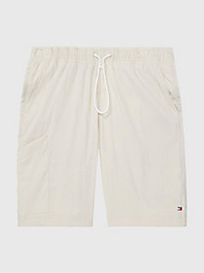 khaki adaptive pocket shorts for men tommy hilfiger