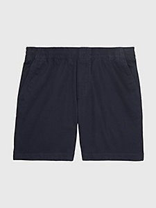 blau adaptive shorts mit seitlichen streifen für herren - tommy hilfiger