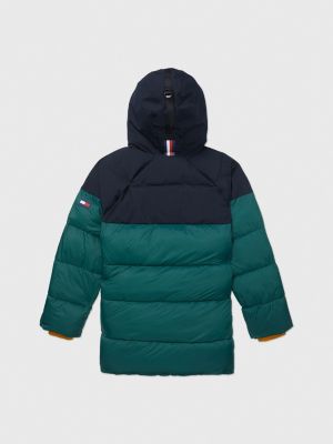 Tommy hilfiger colour block hot sale parka