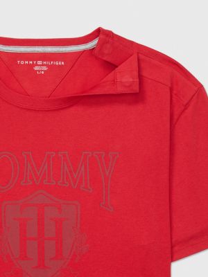 Adaptive Graphic T-Shirt | Red | Tommy Hilfiger | Sport-T-Shirts