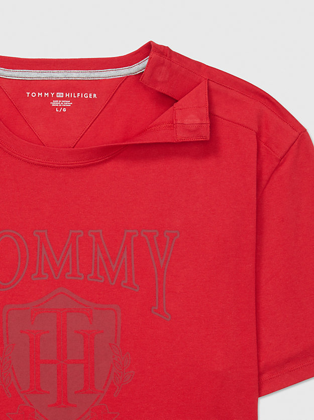 Adaptive Graphic T-Shirt | Red | Tommy Hilfiger