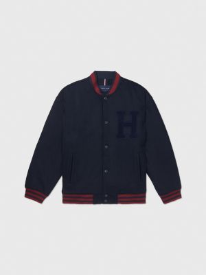 Tommy hilfiger textured store baseball jacket