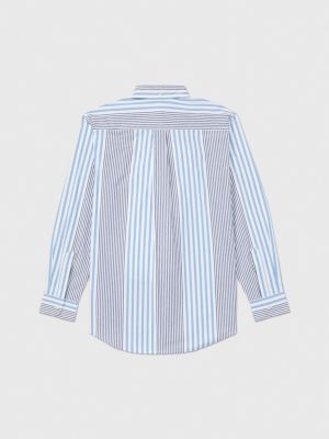 Tommy hilfiger outlet blue striped shirt