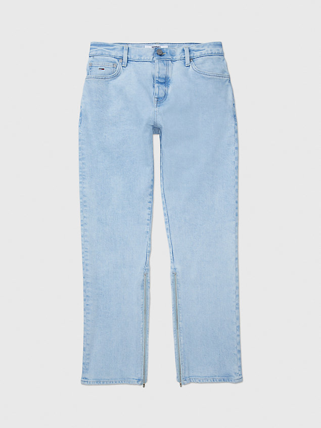 blue jeansy adaptive ethan o prostym, luźnym kroju dla mężczyźni - tommy hilfiger