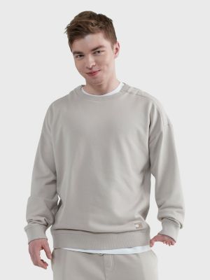 Mens white outlet tommy hilfiger sweatshirt