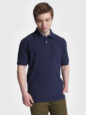 navy blue tommy hilfiger polo