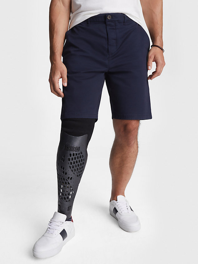blue adaptive brooklyn shorts for men 