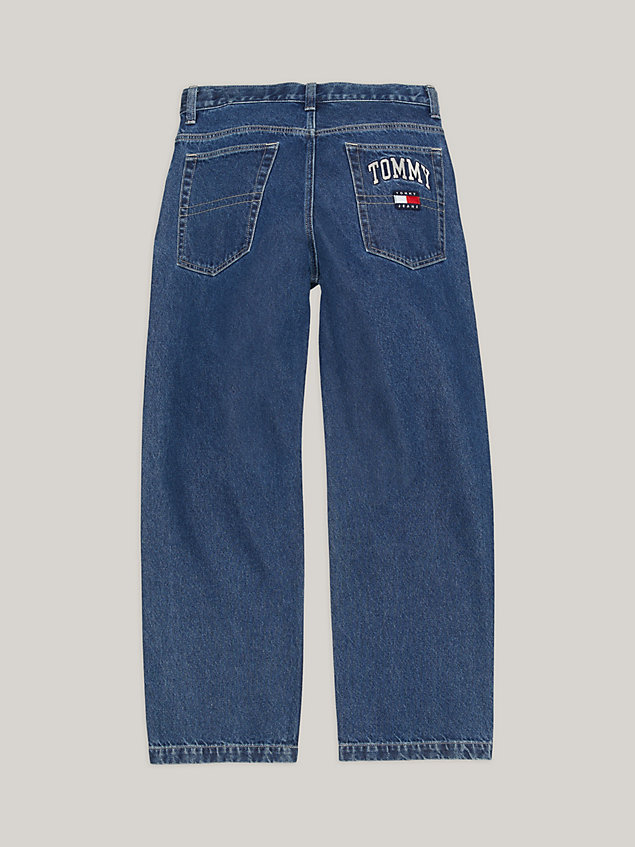 blue adaptive aiden baggy jeans voor heren - tommy hilfiger