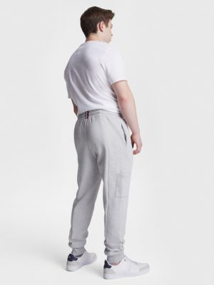 Grey tie front discount joggers