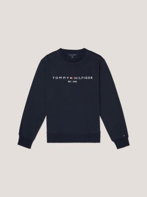 Adaptive Logo Sweatshirt | Blue | Tommy Hilfiger