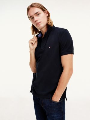 black tommy hilfiger button up