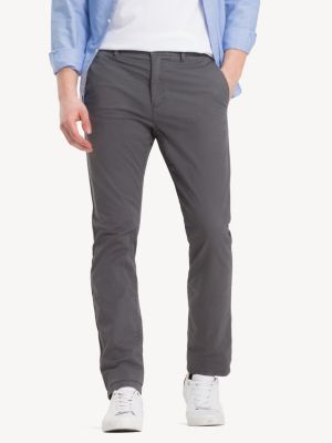tommy hilfiger grey chinos
