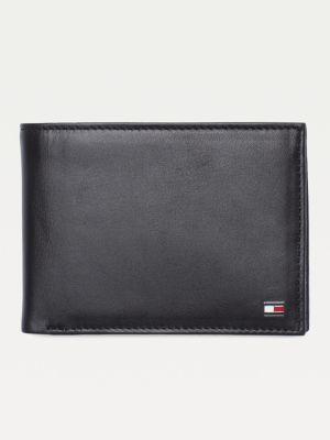 Bifold Leather Wallet | BLACK | Tommy 
