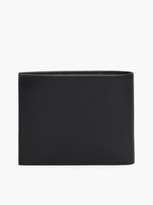 TOMMY HILFIGER Grey Nathalie Striped Leather Wallet