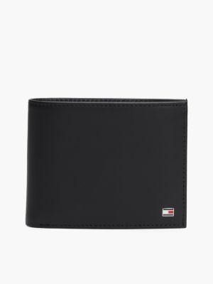 black trifold-brieftasche für herren - tommy hilfiger