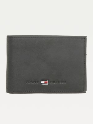 Small Leather Wallet | BLACK | Tommy 