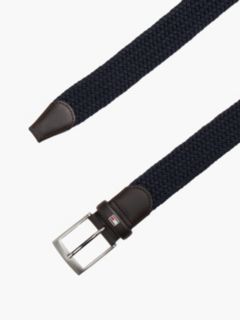 Adan Braided Elastic Webbing Belt — Blue 2