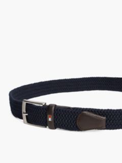 Adan Braided Elastic Webbing Belt — Blue 3