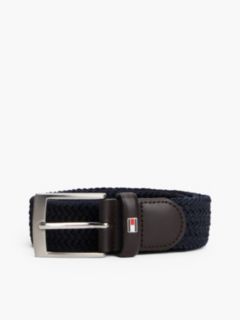 Adan Braided Elastic Webbing Belt — Blue 4