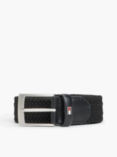 Adan Braided Elastic Webbing Belt — Black 4