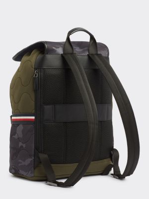 tommy hilfiger green backpack