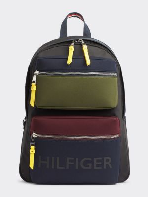 tommy hilfiger yellow backpack