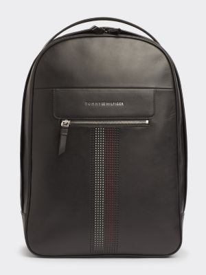 tommy hilfiger leather backpack