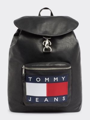 Leather Backpack | BLACK | Tommy Hilfiger